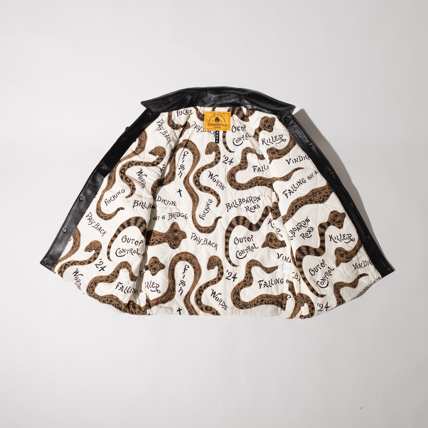 O’l mount - LEATHER COACH JACKET