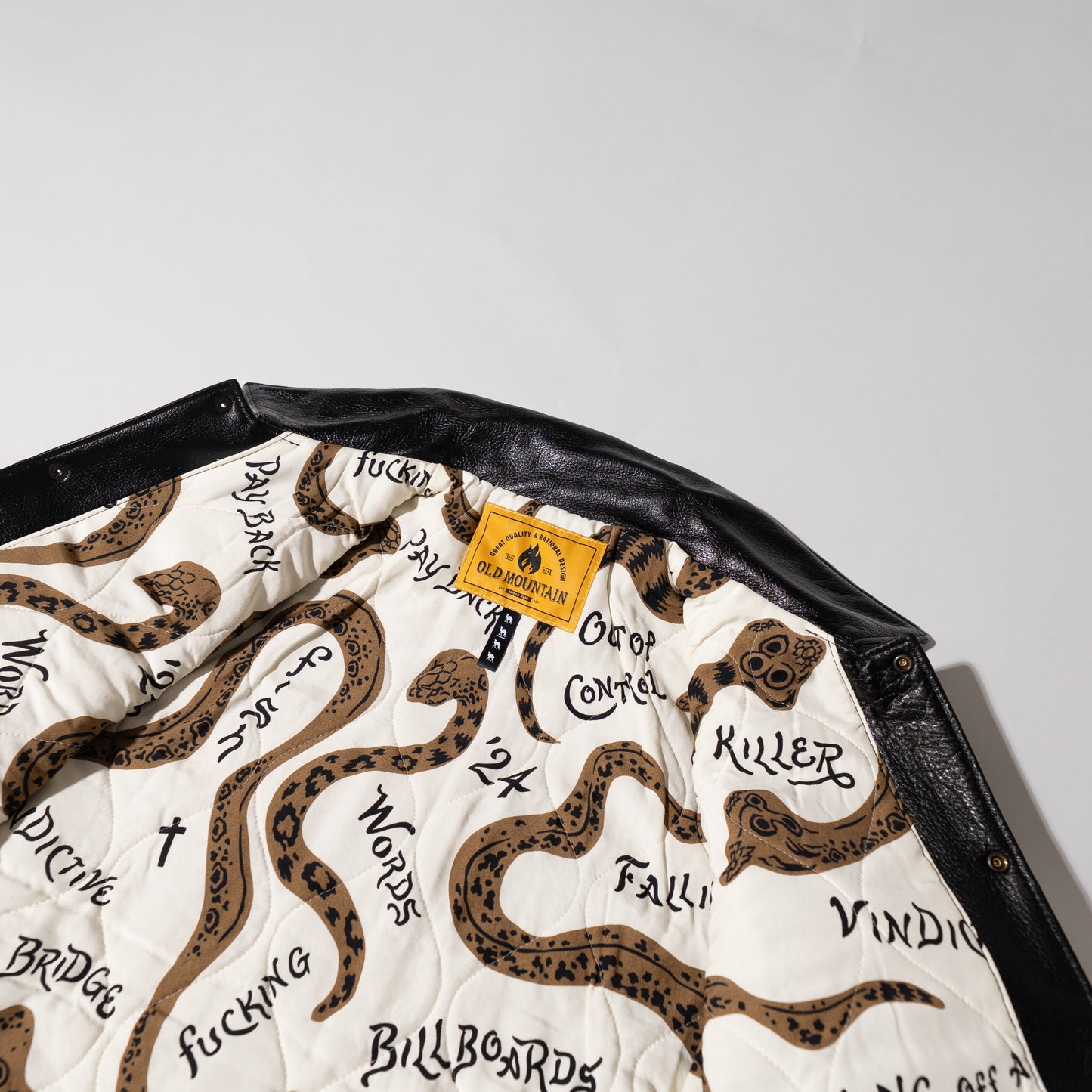 O’l mount - LEATHER COACH JACKET